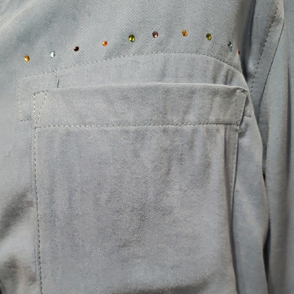 Lauren MoshI Samara Button Up SZ S NWOT - Picture 6 of 13